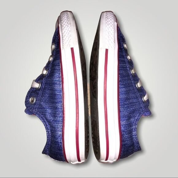 Double Tongue Junior Converse 13 periwinkle - Picture 5 of 9